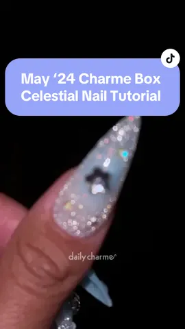 LIMITED one-time purchase May '24 Celestial Charme Box is SELLING FAST! What is a Charme Box? The best and cutest nail art subscription box 💝✨Read below for more info 👇  • Bi-monthly nail art subscription box • $49 every other month  • FREE US shipping  • Retail value of over $120 • 2 full sized Charme Gels included • Seasonally themed  • 15+ full sized & limited products • Stickers, glitters, charms, glitters and so much more included  • Nail art ideas and inspo included  • Skip or cancel any time  • The perfect gift for nail enthusiasts, nail techs and DIYers ONLY 20 limited, one-time purchase March '24 Spring Charme Box left! LIMITED subscription spots currently open. Sign up now before spots fill up! ❤️‍🔥 Save and share to all your nail besties! 🫶 #auranails #celestialnails #pastelnails #zodiacnails #glitternails #holonails #3dnails #sparklynails #summernails #charmebox #subscriptionbox #nailartsupply #nailart 