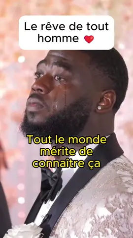 Tout le monde mérite de vivre ça ❤️ #mariage #reaction #crying #wife #amour #emotionalmoments #pleure #citation #couple #triste 