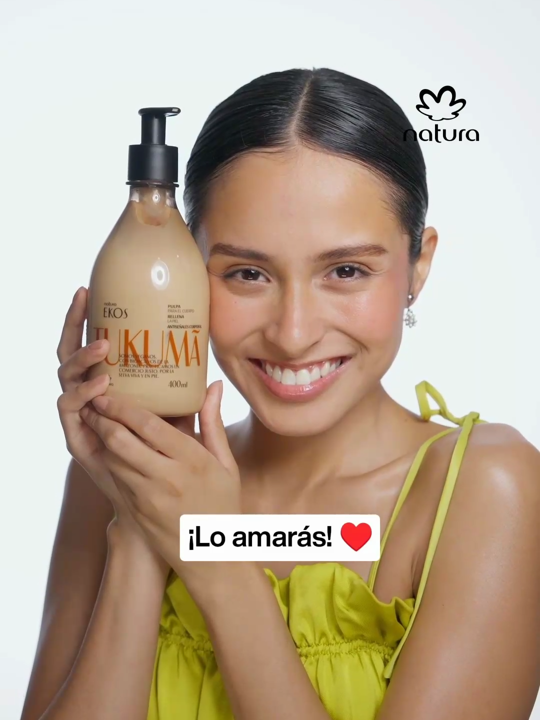 Proba el ácido hialurónico de #EkosTukumá de Natura. 🧡 Hidrata y renueva la piel de tu cuerpo. 🌿 #NaturaColombia #cuidadodelapiel #crema #acidohialuronico