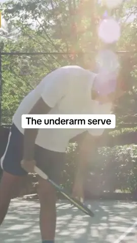 The underarm serve. Killer 🔥  #underarmserve #tennis #nickkyrgios #tennisau 