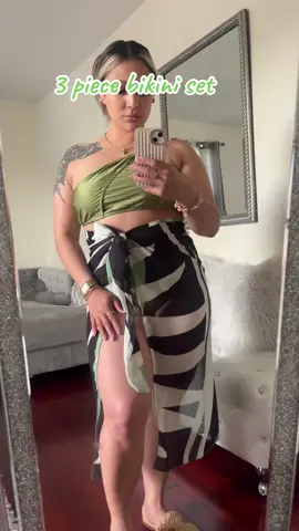✨🌴💚I am ready for the pool parties, beaches, and resorts with this 3 piece bikini set! 👙⛱️☀️So cute & stylist! I feel super confident in this set 🤩✨#bathingsuit #3pieceset #beachwear #bathingsuit #OOTD #bikiniset #bikini #bathingsuits #TikTokshop #ttshop #tiktokshopping #tiktokmademebuyit #tiktokshopfind #tiktokshopfinds #ttshopping #tiktokshopfindgems #musthave #viralproduct 