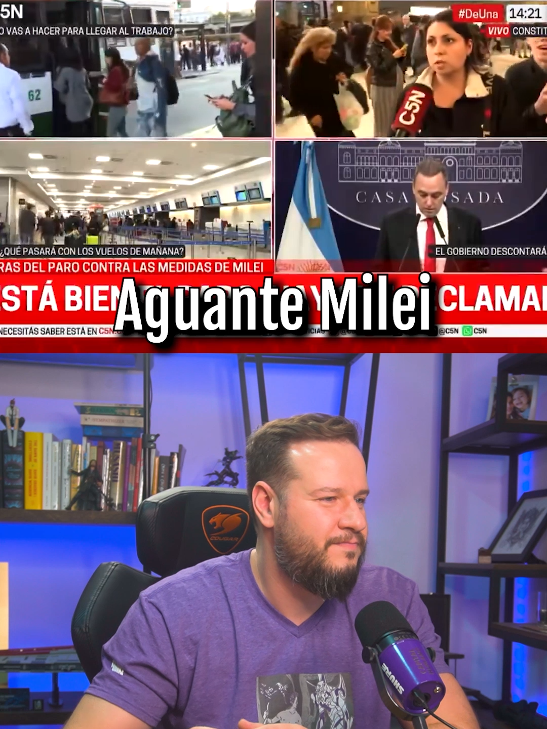 La conciencia de clase es un problema, ¿cómo resolverlo? Aquí en esta entrevista es un claro ejemplo de como combatirlo. #diegoruzzarin #milei #javiermilei