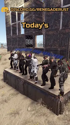 Check out the BBC Clan's Base this wipe #Rust #RustMeme #RustTok #Gaming #RustGame #RenegadeRust #fyp #ForYou #Architecture #RustBuilds