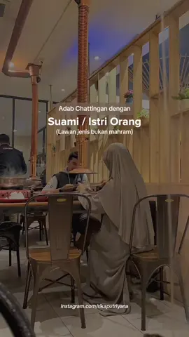 Jaga komunikasi dengan lawan jenis 🫵🏻 #adabchattingan #suamiistri 