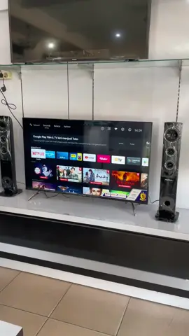 TV polytron Android 43 inch speaker tower