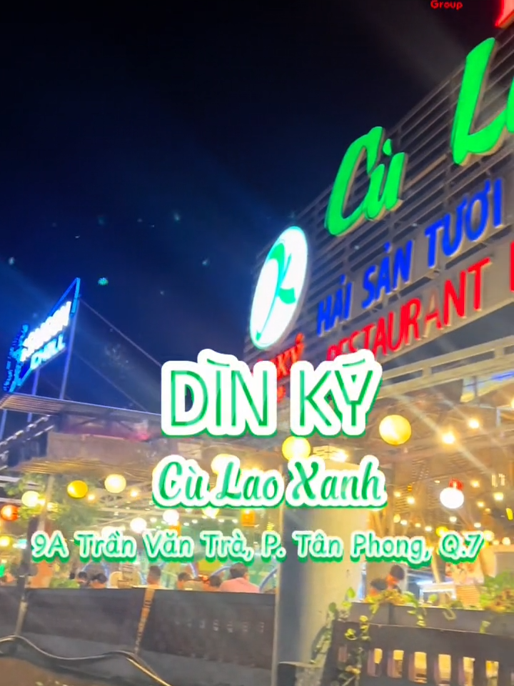 Đi ăn tối có thuyền đưa đón tận nơi, bạn đã trải nghiệm thử chưa? #dinkyculaoxanhquan7  #dinkyculaoxanh  #culaoxanhquan7  #culaoxanh #nhahangquan7 #nhahangviewsong