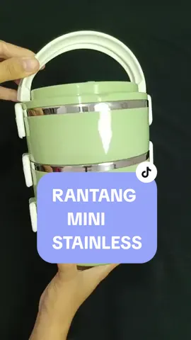 Rantang staninless bikin makanan kamu tetep hangat terus, rantang ini ringkas dan simple banget dibawa kemana2 karna ukuran nya yang kecil 600ml. buruan checkout rantang staninless ini skarang juga 🥰 #rantang #tempatmakan #tempatsimpanmakanan #rantangstainless #lunchbox 