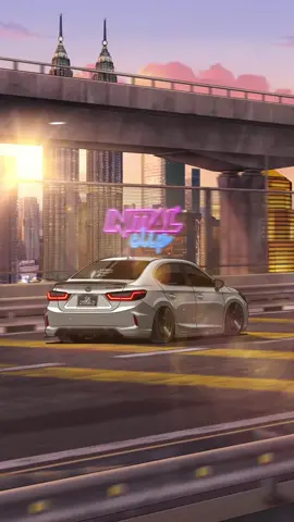 Siok City animation work special made for owner @kd.gn3 Thanks for support 🫱🏼‍🫲🏽  [ Kuala Lumpur Sunrise Expressway 吉隆玻の高速 ］  - Vertical Version with Front View #honda #city #gn3 #gn2 #hondacity #hondacityclub #hondacitymodified #vtec #kereta #carmodification #carculture #stayhumble #jdm #jdmculture #carlifestyle #stance #static #drift #slammed #bagged #lowered #initialD #malaysia #kualalumpur #KL #KLCC #initialclip #fyp 