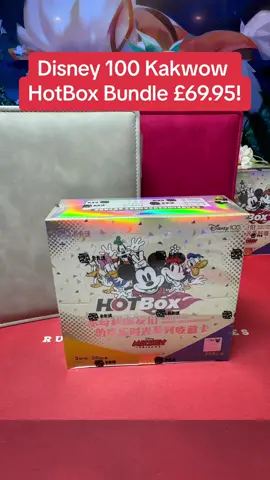 Disney 100 Trading cards- Kakwow HotBox Bundle Deal only aviliable in TikTok, Limited Stock. #disney #disneycards #tradingcards #disney100 #collectable #shop #tiktokshop 