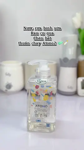 Vừa an toàn, vừa rửa bình sữa, rau củ quả và chén bát được quá tiện lợi đúng không các mẹ #nuoicon #mebimsua #landaulamme #xh #fyd #nuocruabinhsua #Atono2 