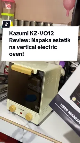 Kazumi KZ-VO12 Review: Napaka estetik na vertical electric oven! #oven #electricoven #verticaloven #kazumi #kazumioven #cookingessentials #cooking 