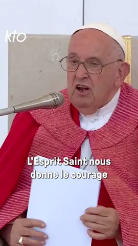 « L’Esprit Saint nous donne le courage de vivre la vie chrétienne. » En cette veille de la #Pentecôte, le pape François rappelle l'importance de l'Esprit Saint pour avoir le courage de vivre la foi. 👉 Messe de la Vigile de Pentecôte à #Vérone sur ktotv.com