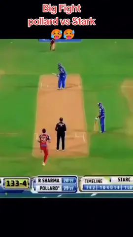 pollard vs stark big fight🥵...👀 🔥 pollard angry mood🥵 #fulltrending #foryoupage #fyp #viralvideo #ipl #bigfight🤨 #iplindia #pollardvsstarc #trending #pollard #ipl #angry #growmyaccount #foryoupage 