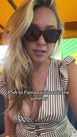 PSA TO FLORIDA VISITORS THIS SUMMER #florida #hot #ice 