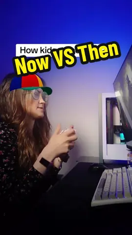 How Kids Are Gaming Now VS Back Then🎮🕹️ #pcgaming #gamerkids #gamerlife #pcgamer #pctok #gamerlife 