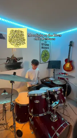 Moonlight on the River - Mac DeMarco - Drum Cover #drums #drum #fyp #music #musician #drumtok🥁 #instrument #macdemarco #moonlightontheriver #thisolddog @Donner Music #CapCut 