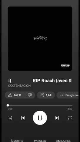 #pourtoi #fyp #music #xxxtentacion #restinpeace #rap #rip #riproach 