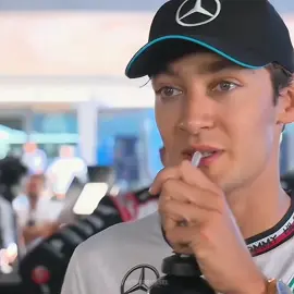 our george today after qualifying 🫶🏻 we have a P6 and he said it ended with a smile.🩵🫶🏻 #georgerussell #mercedes #f1 #fyp 