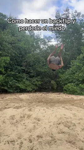 Jaja confía que funciona, pichea la ultima parte #backflip #flip #maroma #howto #comohacer #turotial #fail #beach #playa 