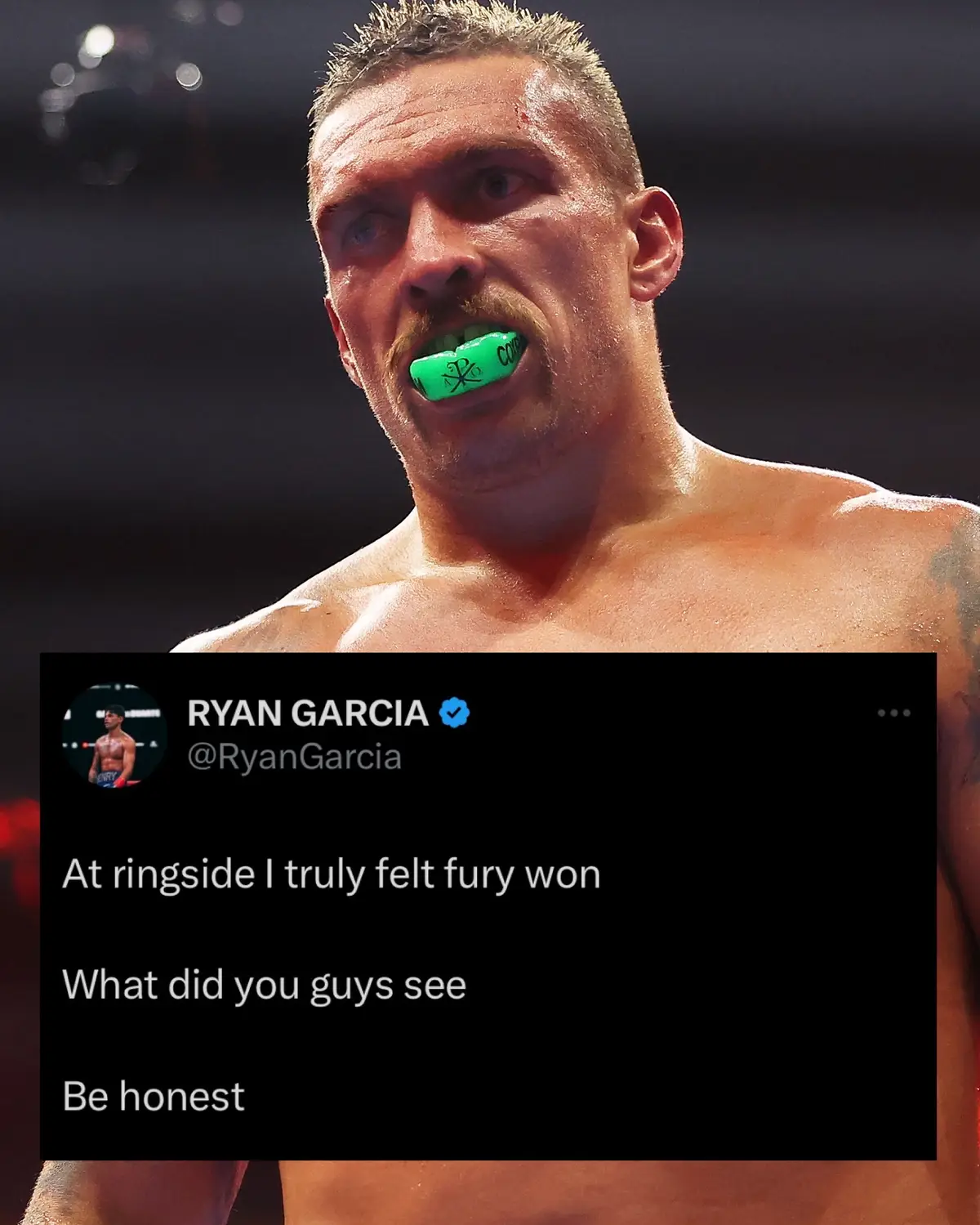 How’d yall score the fight? 👀 #furyusyk #usyk #boxing 