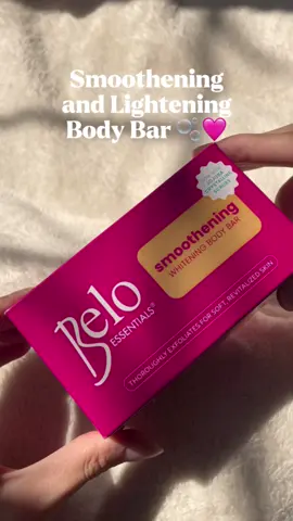 Exfoliate and brighten your skin with every luxurious lather of #BeloEssentials Smoothening Whitening Body Bar! 🛁 Experience the improved formulation infused with more jojoba crystalline scrubs for a refreshing glow. ✨ #belo #belosmootheningbodybar #smoothening #exfoliate #skincare 