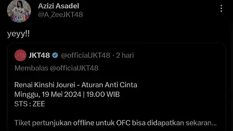 zee......  #zeejkt48🦖 