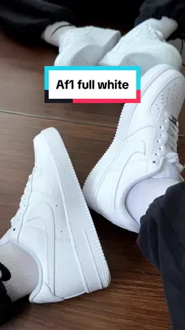 Af1 full white #sneakerlagiay #sneaker #sneakernhatrang #trending #xuhuong #fyp #af1 #airforce 