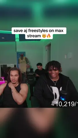 save aj freestyles on max stream 🤯🔥 #plaqueboymax #saveaj #fyp #viral #trending #twitch 