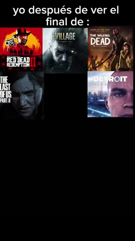 #CapCut #thelastofus2 #reddeadredemption2 #detritbecomehuman #residentevilvillage #thewualkindead #valianthearts#final#game 