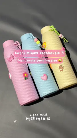lucu bgt cuma 9ribuan 😭💗 #fyp #tumbler #botolminum #couple 
