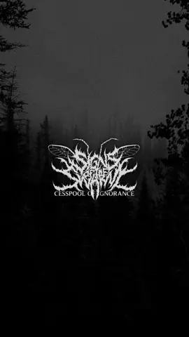 Cesspool of Ignorance #signsoftheswarm  #cesspoolofignorance #cjmccreery #deathcore #growl #breakdown #lyrics #bryansndf #fyp #fypシ 