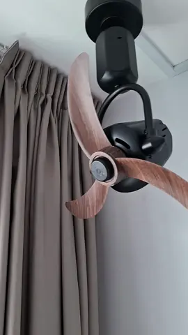 installed this corner fan in my masterbed room, comes in handy and save space so I can have more walking space #newupgrade #fanco #ceilingfan #vino #climatevoucher #voucher #fypsg #minimalist 