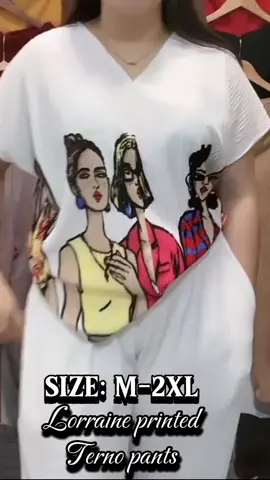 LORRAINE GIRL PRINTED TERNO PANTS FOR WOMEN  ORDER NOW!🛒 #fashionterno #fashiontiktok #fashion #fashioncoordinatesforwomen #fashionternoforwomen #ternooutfittiktokshop 