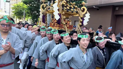 土、日三社祭楽しかったでーす！ #神輿 #祭り #三社祭 #浅草 