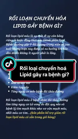 Rối loại chuyển hoá Lipid gây ra bệnh gì? #thaomocnguyenminh #fitteadetox #trathaomoc #xuhuong 