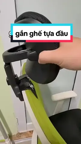 gắn ghế tựa đầu #ghetuadauvanphong #tuadau #ghevanphong #ghevanphongngalung #ghevanphonggiare 