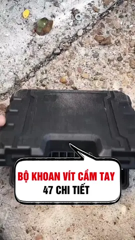 Bộ khoan vít cầm tay thông minh 47 chi tiết kèm tặng hộp đựng tiện dụng nhỏ gọn#xuhuong #bo47chitiet #khoanvit 