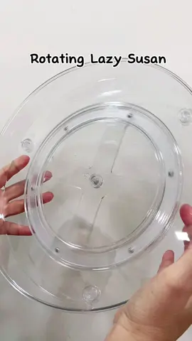 Rotating Lazy Susan ✨ Perfect for organizing your skincare, cosmetics, vitamins and supplements, condiments etc ❤️ #lazysusan #spinningtray #organizerlazysusan #rotatinglazysusan #rotatingtray #lazysusanrotatingtray #lazysusanorganizer @Hyingstore 