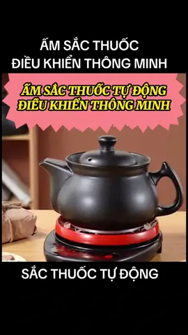 Ấm sắc thuốc bắc bằng điện điều khiển thông minh, sắc thuốc tự động, an toàn, không làm biến đổi dược tính của thuốc, sử dụng dễ dàng.#amsacthuoc #amsacthuocbac #amsacthuoctudong #binhsacthuoc #sieuthuocdien #sieuthuoc #amsacthuocbactudong 