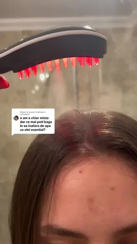 Replying to @Ioana Andreea miroase extraordinar și e unul dintre cele mai bune mixuri pentru scalp 👌🏼 Scrie-mi după ce ai folosit-o măcar 2 săptămâni 10min pe zi 🤗 #zenhairbrush #glowersbeauty #HairCareTips #crestereaparului #ingrijireaparului #aparozmarin #perieculed #periecuabur #ledbrush 