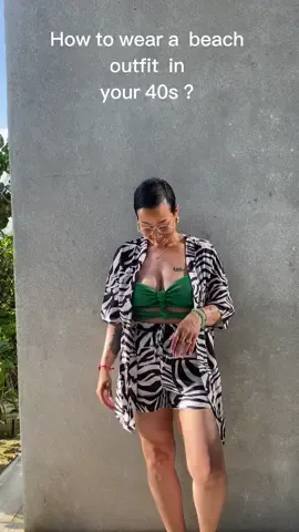 The answer is very simple . We wear what we want because who has the right to tell us what to wear . #OOTD #over40 #beachwear #fashionover40 