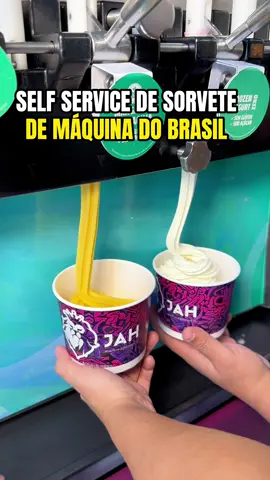 1º SELF-SERVICE DE SORVETE DE MÁQUINA DO BRASIL 🍦 Fomos perambular no @jahdoacai que conta com mais de 150 lojas por todo o Brasil 😍 Por aqui o self-service sai por kg e são mais de 20 acompanhamentos para se servir à vontade 🔥🔥 ⚠️ Todo dia 20 de todos os meses tem promoção com todos os peodutos saindo com desconto de 20%, ou seja fica mais barato ainda 🤩 CURTIU? Já marca alguém que vai amar esse lugar pra ir com você 🔥🔥 #sorvete #selfservice #barato 