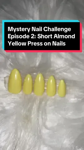 Go watch how i created this set now on my YouTube channel! #pressonnails #nailtok #nailswithnipressonnails #handmadepressonnails #poshmark #poshmarkseller #etsyseller #yellownails #shortnails #shortalmondnails #mysterynailchallenge@Poshmark @Etsy @BeetlesGelPolishOfficial 