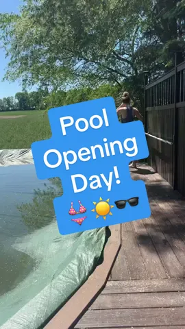 Summer is ALMOST here! Feels like it today. ☀️✌🏻💕#summervibes #poolopening #sunsout 