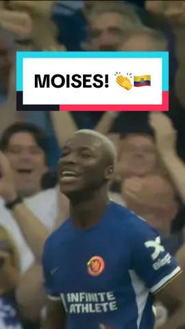 What a goal, Moises. 👏🇪🇨 #CFC #ChelseaFC #PremierLeague #Caicedo 