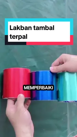 Segala masalah bocor selesai dalam sekejap dengan lakban tambal terpal kami! #LakbanTambalTerpal #SolusiKebocoran #PerlindunganTerpal #LakbanKuat #TambalTerpal 