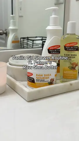 Our Shea Butter Formula body care provides long lasting moisture with a creamy vanilla scent. Perfect to wear with your favorite fragrance during the spring and summer. @crystallaurenskin #vanillaskin #vanillagirlaesthetic #cleangirl #sheabutter #sheabutteroil #bodyoil #glowyskin #bodybutter #Palmers #SelfCare