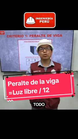 predimensionamiento de vigas #arquitectura #ingenieriacivil #construccion 