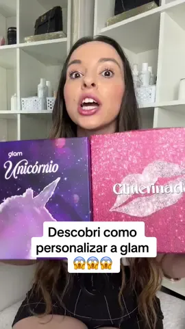 Descobri como personalizar a GLAM  Clica no link da bio, coloque o cupom ALINEVIP e ganhe 10% de desconto + brinde @glam #Glamboxbrasil #glamboxabril2024 #universoglam #glambag #cupomglambox #glam 