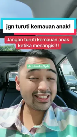 Jangan turuti kemauan anak ketika menangis! Kalo gamau susah dikemudian hari #bicarasikecil #parenting #parentingtips #dokter #dokteranak #tumbuhkembanganak #fyp #info 